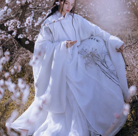 ＃汉服出租＃司南阁 无缘 男女明制白色圆领...