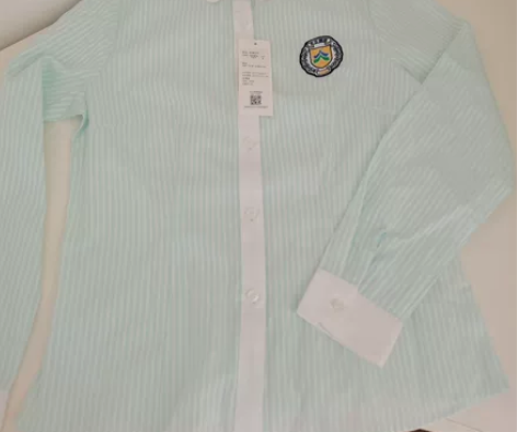 天立中学校服长袖衬衣160码1件，全新，吊...