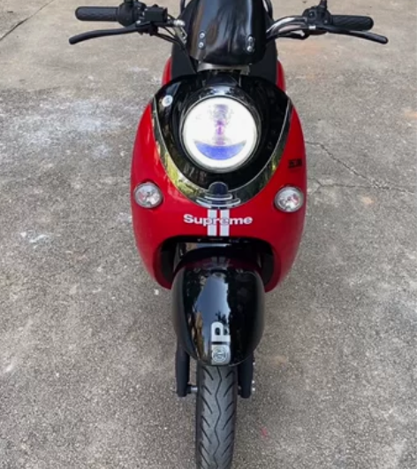 五羊72V蓝牌电动踏板摩托车，2020年落...