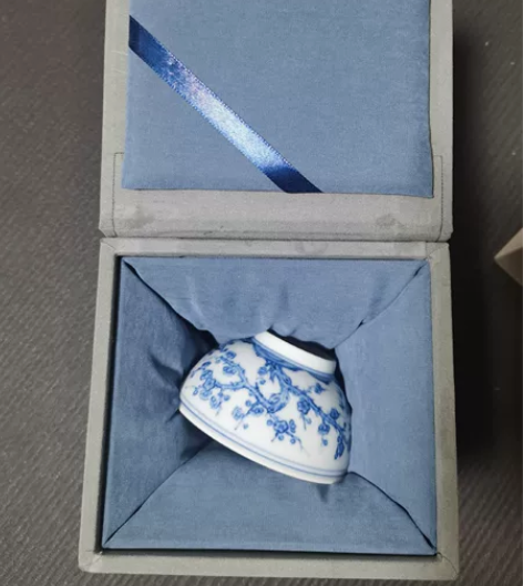 景德镇揖窑揖手然花，松竹梅主人杯，他们家做...