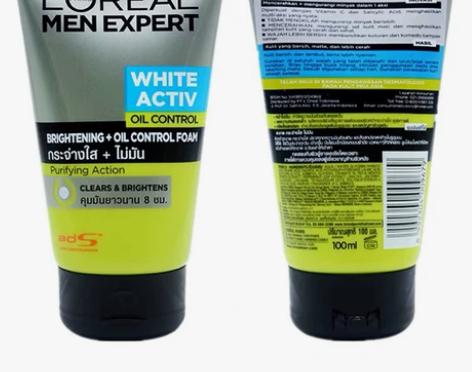 正品保证??欧莱雅男士洗面奶美白控油祛痘保...