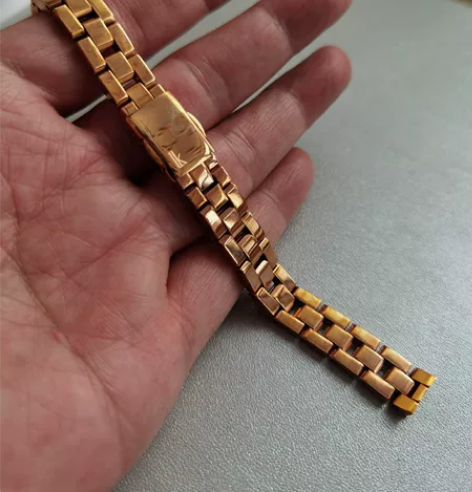 弧口11mm，正品精工LK不锈钢表带，玫瑰...
