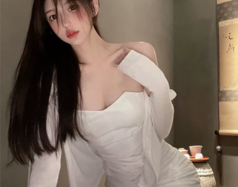 南表妹Naya 白色早秋气质连衣裙女高腰显...