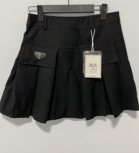 时尚减龄百褶裙女早秋季2022新款高腰显瘦...