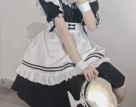 日系女仆装性感cos服可爱制服诱惑学生白菜...