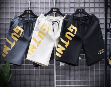 男士短裤夏季沙滩裤男宽松大码休闲运动短裤男...