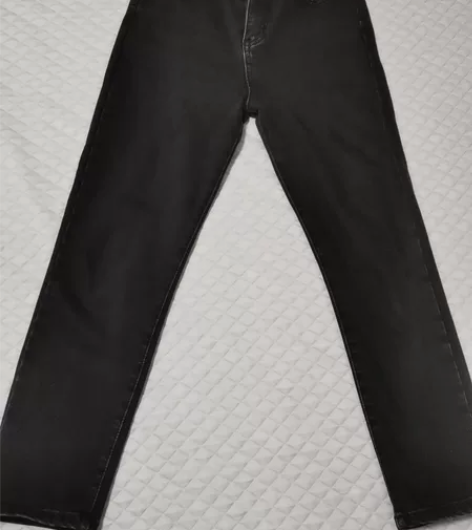 高品质修身秋冬厚实铅笔裤微直筒四面弹力牛仔...