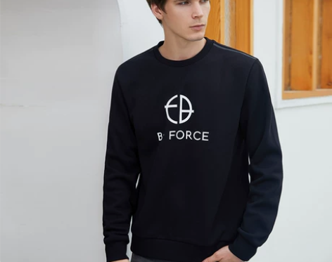 加绒卫衣男士秋冬新款保暖厚款字母印花美式宽...