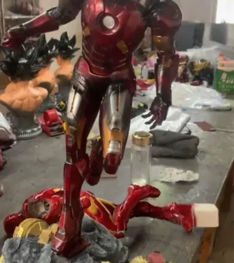 漫威钢铁侠MK7模型手办 1/4钢铁侠全身...
