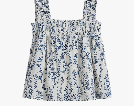 别致碎花吊带背心女夏季外穿2022新款百搭...