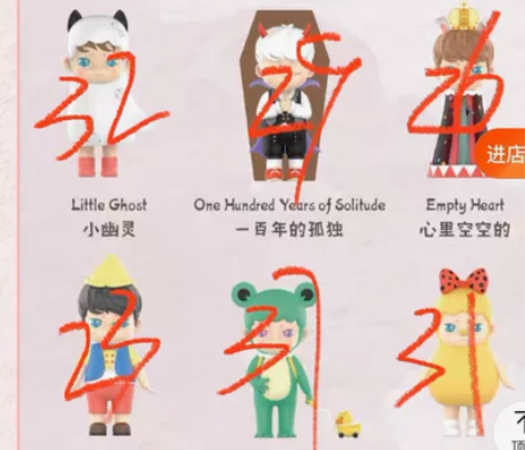 【泡泡玛特】我害怕你忘了我系列手办盲盒潮玩...