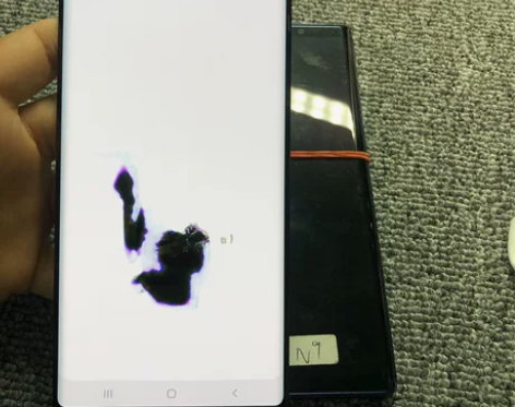 三星N9屏幕单片,外屏幕几乎全新,屏幕上方...