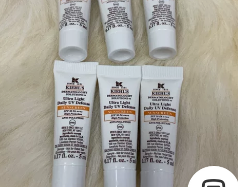 6支科颜氏柔润防晒隔离乳5ml SPF50...