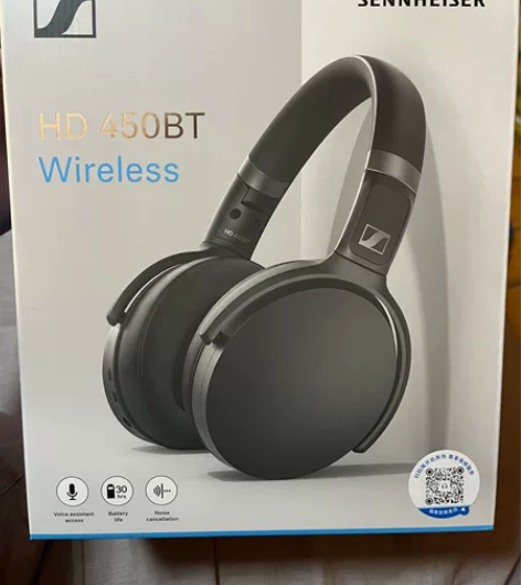 全新森海塞尔 HD 450 BT耳机，包装...