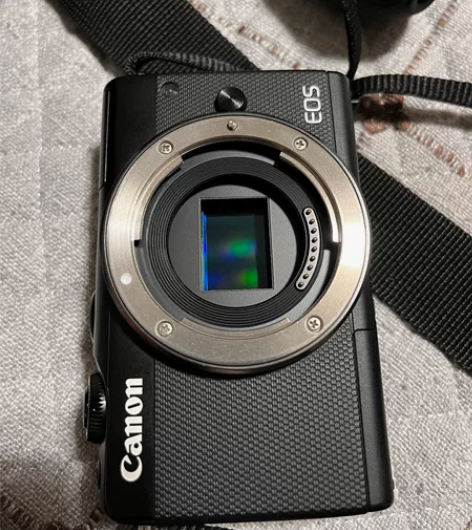 佳能微单eos m100 相机本体(无内存...