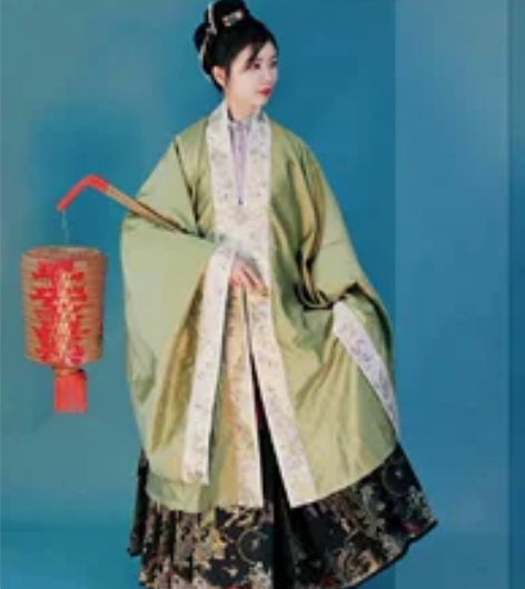 【出】青眸汉服 『园林景趣』织金妆花马面 ...