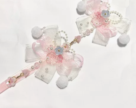 【原创】七月夕 [兔兔糖果] 汉服飘带头饰...