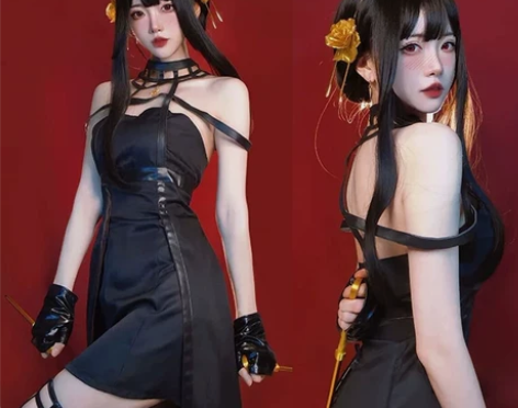 性感制服套装间谍过家家改良旗袍写真拍照动漫...