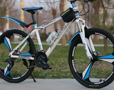 百动自行车24寸26寸21速山地车双碟刹变...