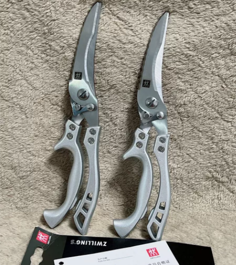 捡漏!商场下来的!!德国双立人不锈钢厨房剪...