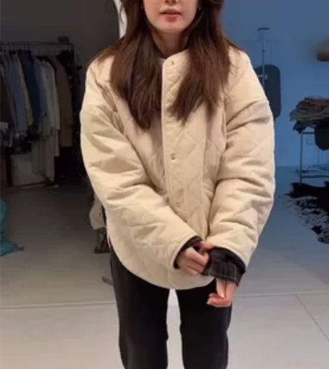 芳伶大哥家TOTEME明星款… 宽松棉衣菱...