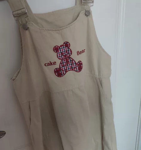 工装背带裙，全新 1.62m穿上过膝