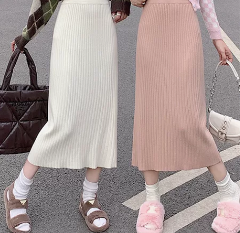 韩版针织包臀裙 感兴趣的话点“我想要”和我...