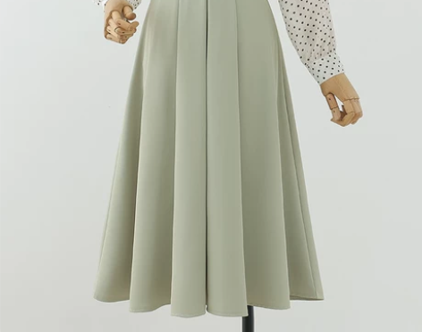 夏季薄款高腰显瘦a字西装大摆伞裙。买来之后...