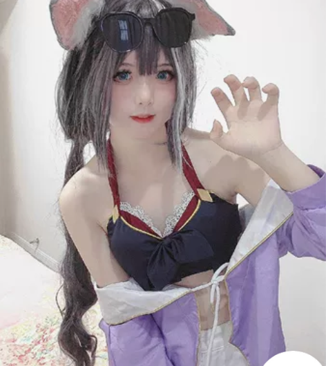 公主连结凯露泳衣cos s码+假发（假发很...