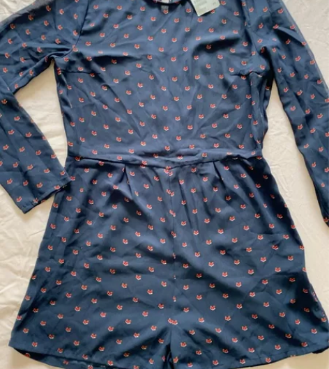 全新HM连体短裤 连身裤可爱  绝版小狐狸...