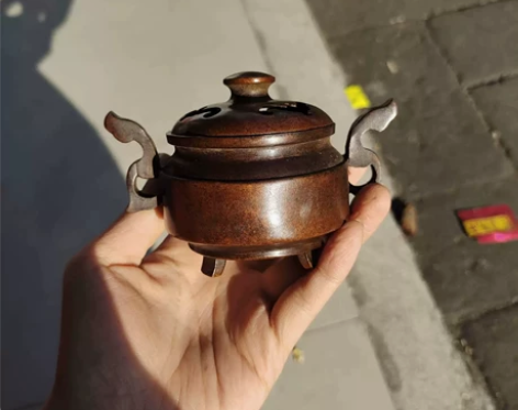 小号管帽香炉 仿古熏香炉家用香篆炉香薰摆件...