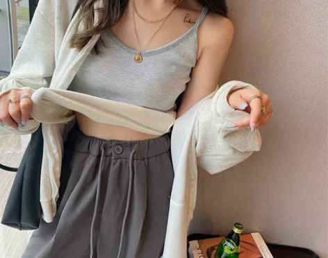 小吊带女内搭西装打底加绒背心2022新款爆...