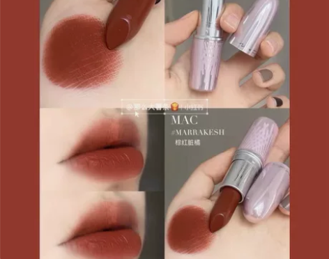 mac雪花限定口红 去年买的色号不适合 试...