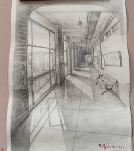 名家刘炜素描作品。品相如图。值得珍藏。喜欢...