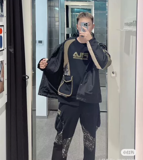 白山联名款斐乐新品男子工装裤[new][n...