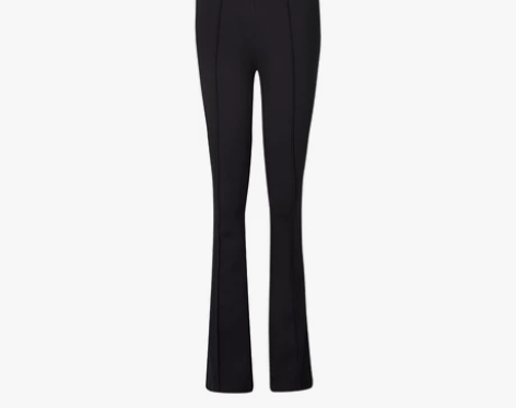 SX善喜黑色高腰磨毛加绒保暖长裤女修身显瘦...