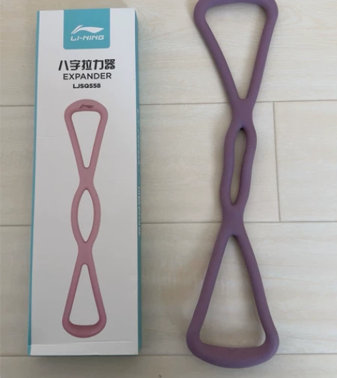 八字拉力器，李宁的，详细如图。 感兴趣的话...