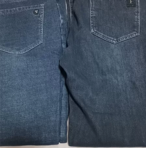 实体店买的两条全新男士休闲加绒加厚秋冬款时...