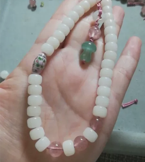 手机挂绳短款菩提根 古风挂件中国风挂饰手腕...