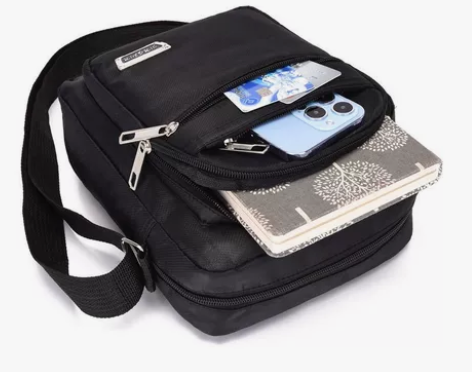 全新男包牛津布单肩包男斜挎包休闲帆布包男士...