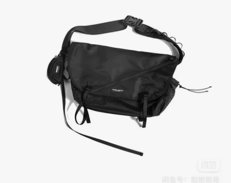 VAOPER斜挎包男士机能潮牌单肩包学生工...