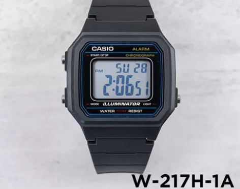 卡西欧手表CASIO W-217H-1A ...