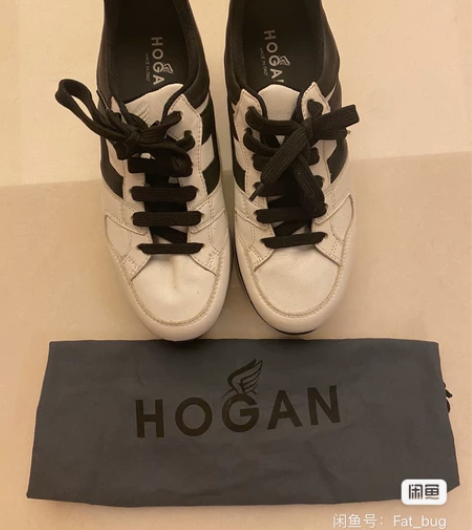 Hogan内增高鞋  37码 增高4-5厘...