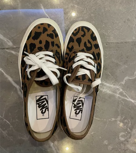 Vans豹纹经典款帆布鞋,看图,正品,现1...