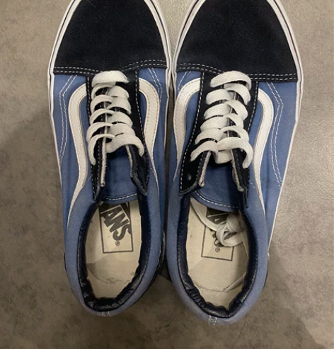 VANS经典款海军蓝37码 保真 6成新 ...