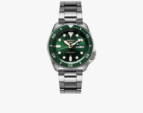 SEIKO精工5号官方手表男日本绿水鬼机械...