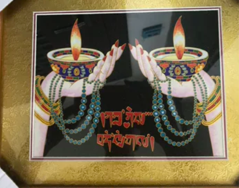 藏族工艺品 挂画 青海 佛手 礼品 青海出...