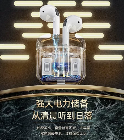 幽炫2022年新款真无线蓝牙耳机双耳运动型...