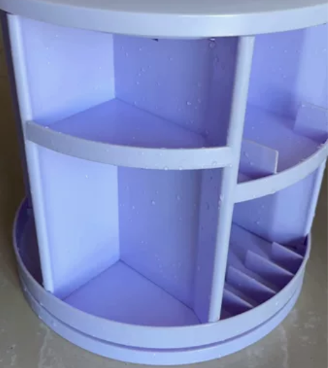 360度旋转化妆品收纳盒9.5新 感兴趣的...