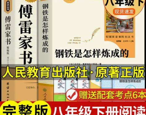 傅雷家书钢铁是怎样炼成的原版原著必读正版